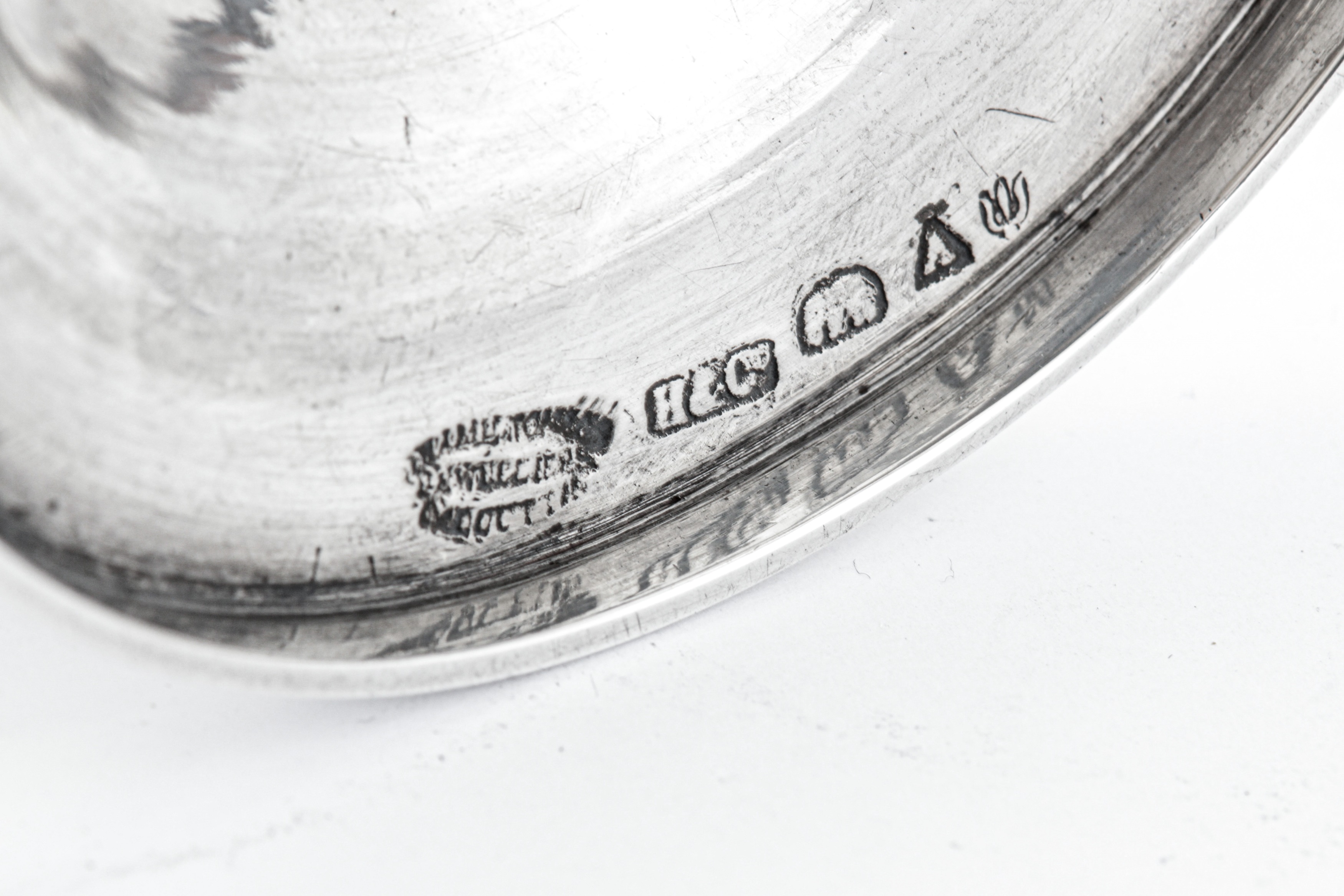 A mid-19th century Indian Colonial silver standing cup, Calcutta dated 1867 by Hamilton & Co - Image 3 of 3