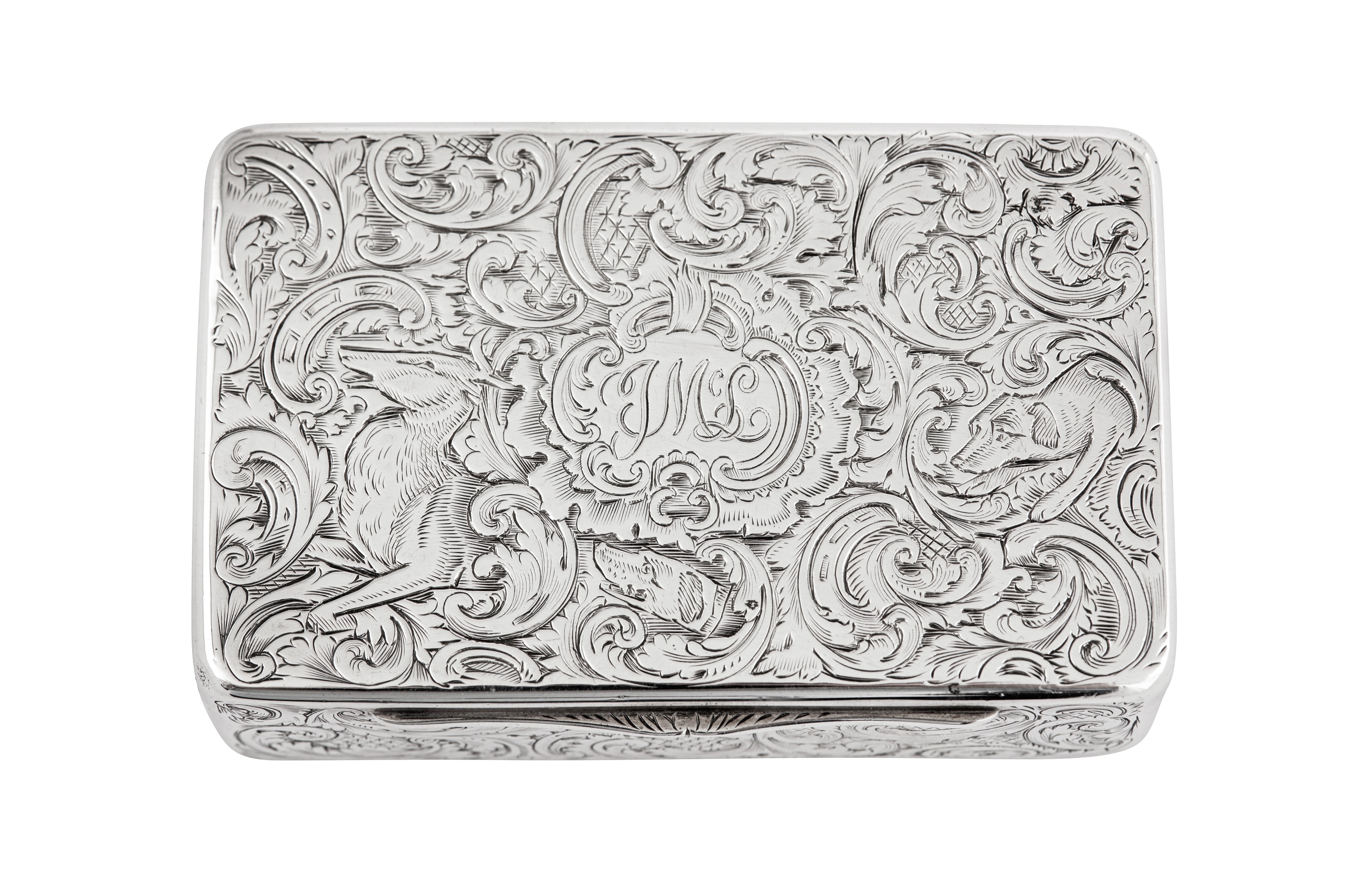 An early Victorian sterling silver snuff box, London 1837 by Charles Rawlings and William Summers - Image 2 of 5