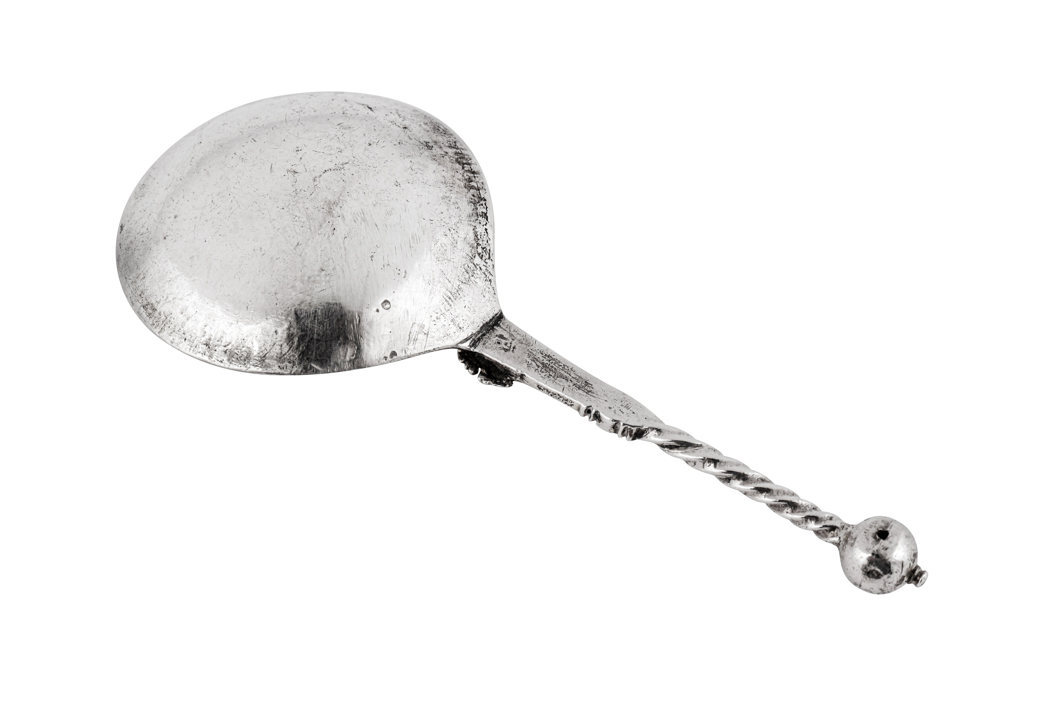 A late 16th / early 17th century Norwegian parcel gilt silver spoon, Bergen circa 1600 - Image 3 of 3