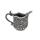 A late 19th century Anglo – Indian silver milk or cream jug, Cutch, Bhuj circa 1880 by Oomersi Mawji