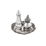 A 18th/19th century Cambodian unmarked silver lime bottle