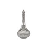 A mid-19th century Anglo – Indian silver water bottle (surahi), Lucknow circa 1860
