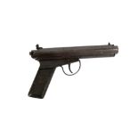 AN F CLARKE PATENT THE 'WARRIOR' .177 CALIBRE SIDE LEVER AIR PISTOL, MADE BY ACCLES & SHELVOKE LTD