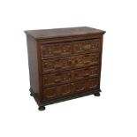 A GEORGE I OAK CHEST