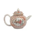 A CHINESE FAMILLE ROSE GLOBULAR TEA POT, YONGZHENG