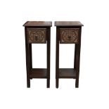 A PAIR OF CONTEMPORARY BEDSIDE TABLES