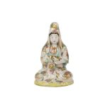 A JAPANESE PORCELAIN MODEL OF GUANYIN