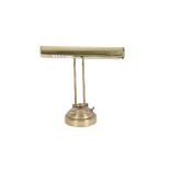 AN UNDERWRITERS LABORATORIES BRASS DESK LAMP, 20TH CENTURY