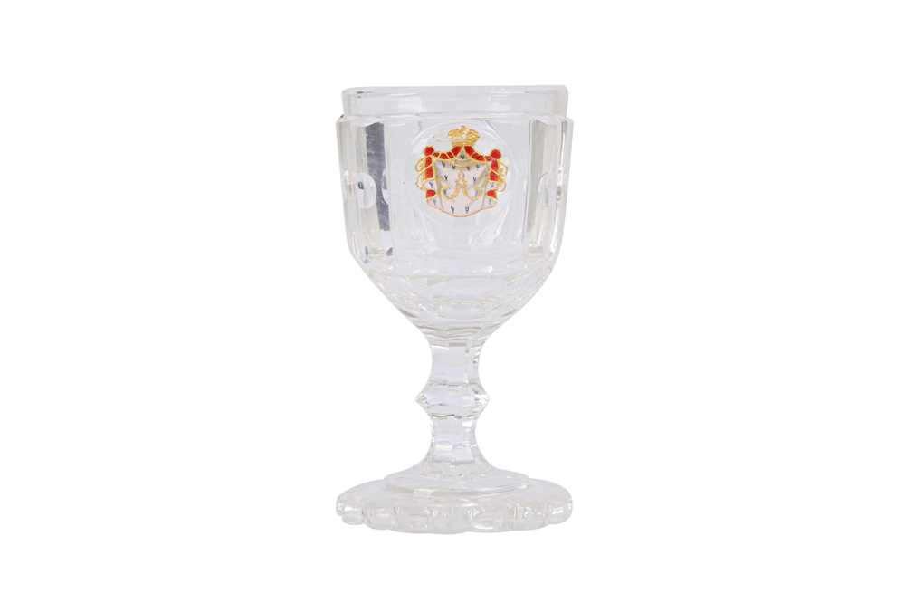 DESSERT WINE GLASS FROM THE PERSONAL TABLE SERVICE OF CZAR ALEXANDER I