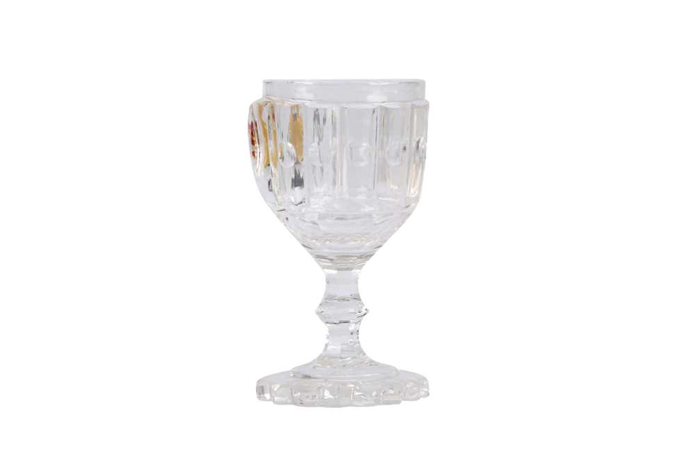 DESSERT WINE GLASS FROM THE PERSONAL TABLE SERVICE OF CZAR ALEXANDER I - Image 4 of 5