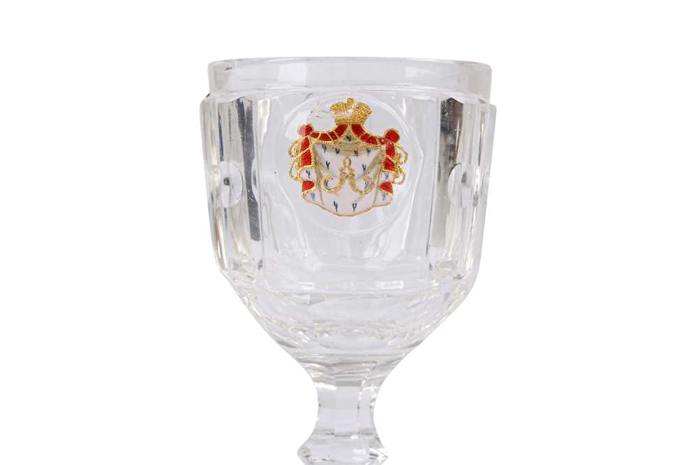 DESSERT WINE GLASS FROM THE PERSONAL TABLE SERVICE OF CZAR ALEXANDER I - Image 5 of 5