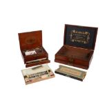 TWO LATE 19TH CENTURY ENGLISH PAINTER'S BOXES