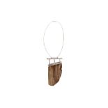 A MODERN PETRIFIED WOOD PENDANT