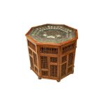 AN OCTAGONAL ORIENTALIST MASHRABIYA-STYLE OCCASIONAL TABLE Egypt, late 20th century