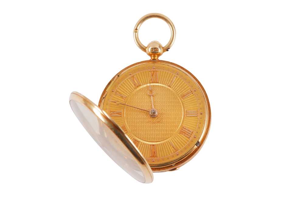 VERGE (FUSEE) POCKET WATCH 18K YELLOW GOLD. - Image 2 of 6