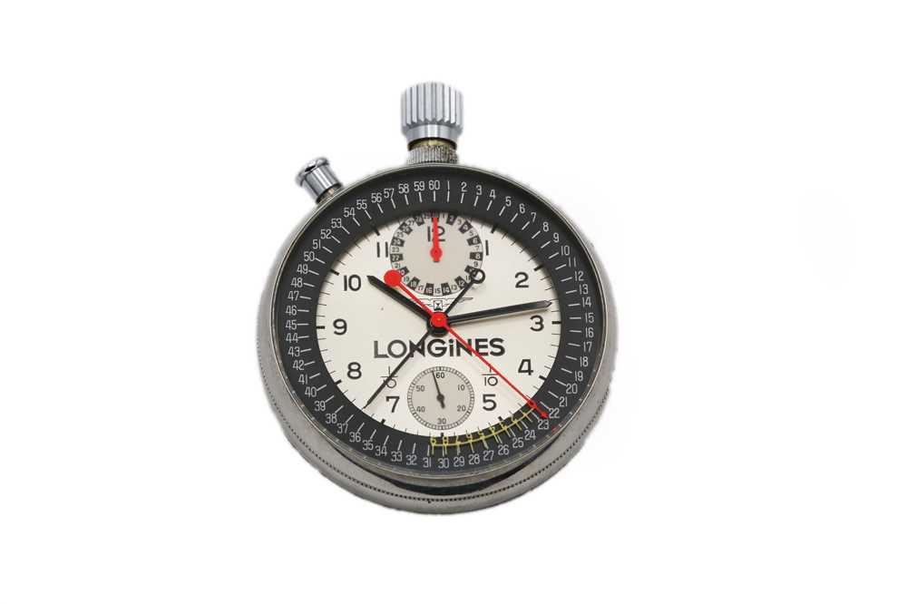 A RARE OFFICIAL LONGINES SPLIT SECONDS STOP WATCH CHRONOGRAPH FOR THE OLYMPICS IN 1987 - Image 2 of 9