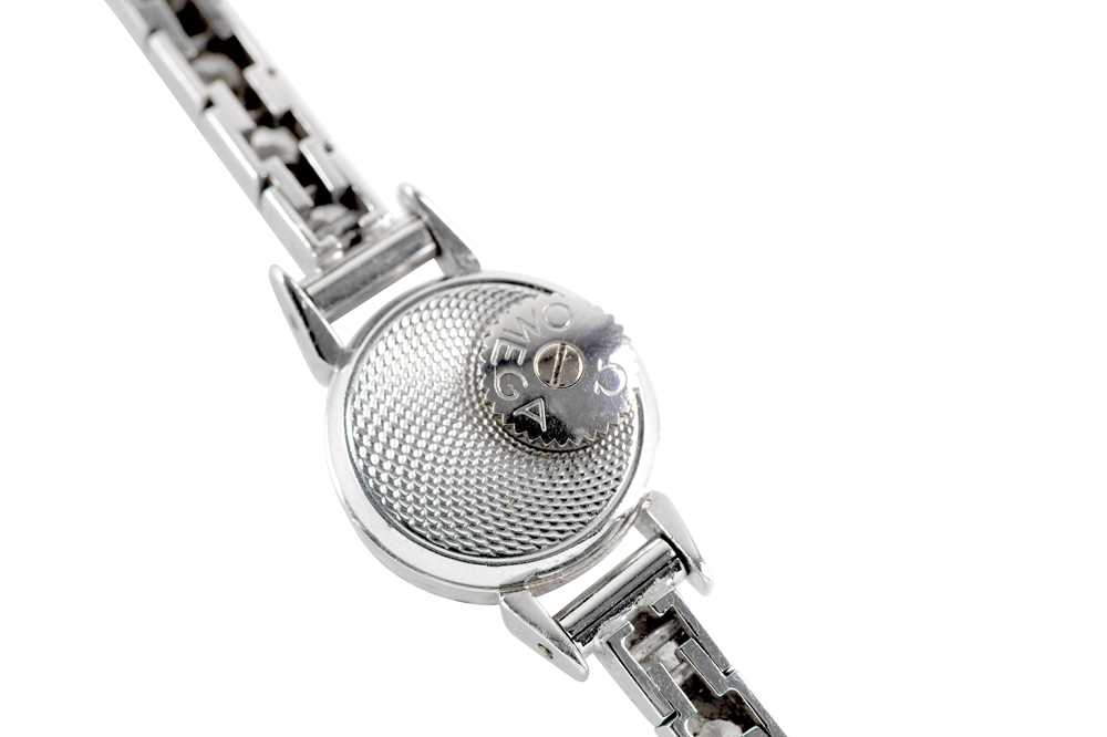 OMEGA WHITE GOLD AND DIAMONDS. - Image 4 of 4