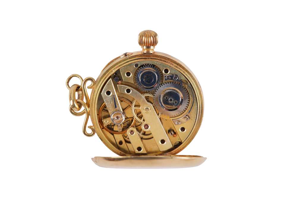 POCKET WATCH 18K YELLOW GOLD. - Image 3 of 5