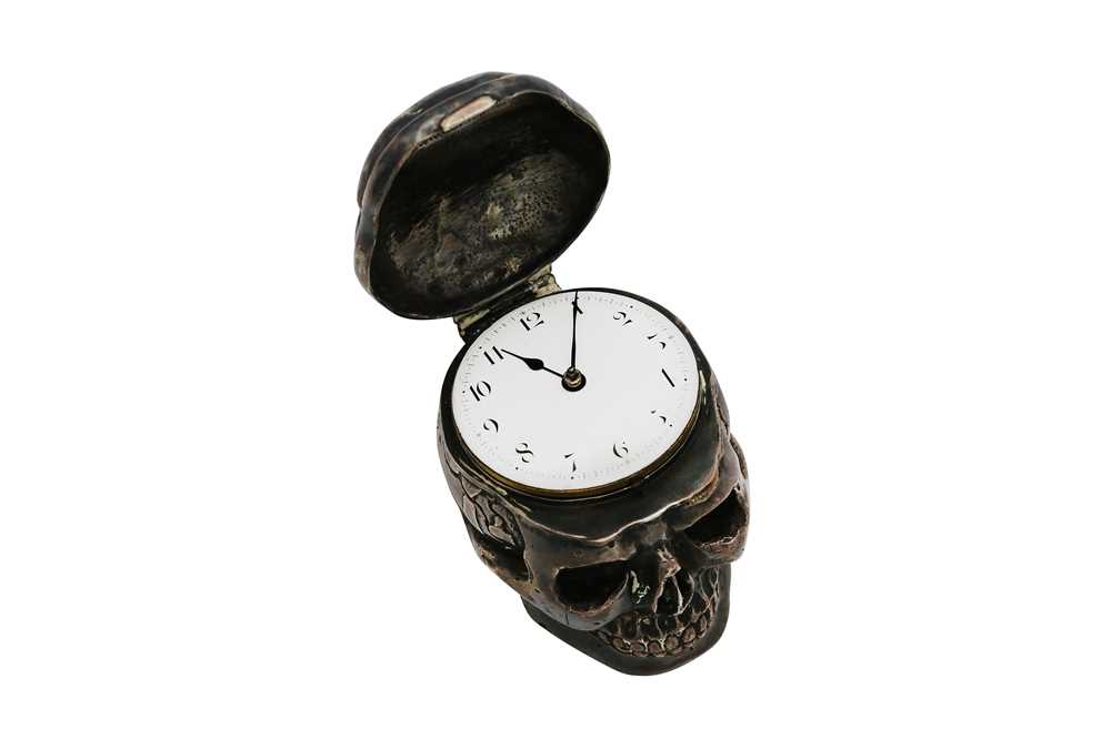 MEMENTO MORI SKULL POCKET WATCH GEORGE GRAHAM, RETAILED BY LIBERTY AND CO. - Image 6 of 7