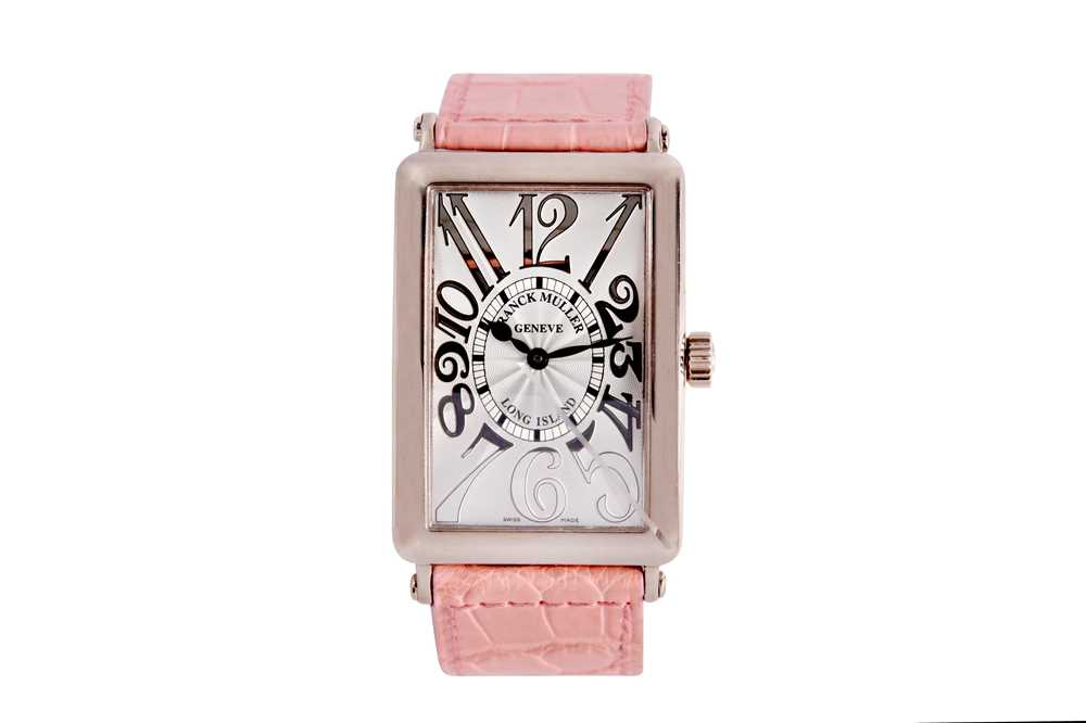 FRANCK MULLER 18K WHITE GOLD RELIEF LONG ISLAND.