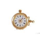 POCKET WATCH 18K YELLOW GOLD.