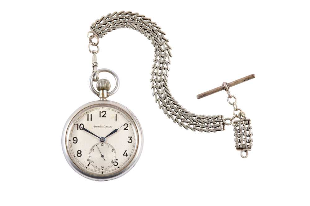 JAEGER-LECOULTRE MILITARY POCKET WATCH. - Image 3 of 4