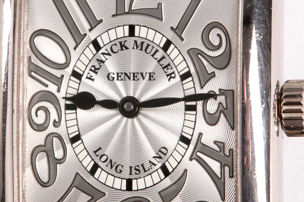 FRANCK MULLER 18K WHITE GOLD RELIEF LONG ISLAND. - Image 4 of 6