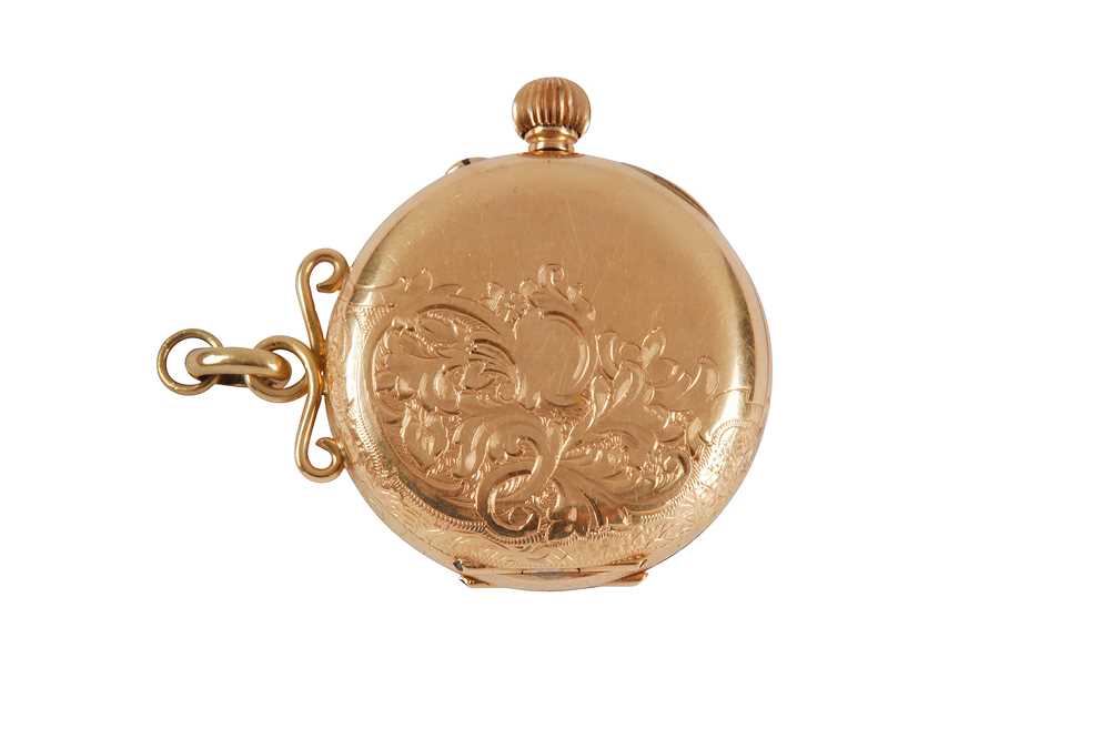 POCKET WATCH 18K YELLOW GOLD. - Image 4 of 5