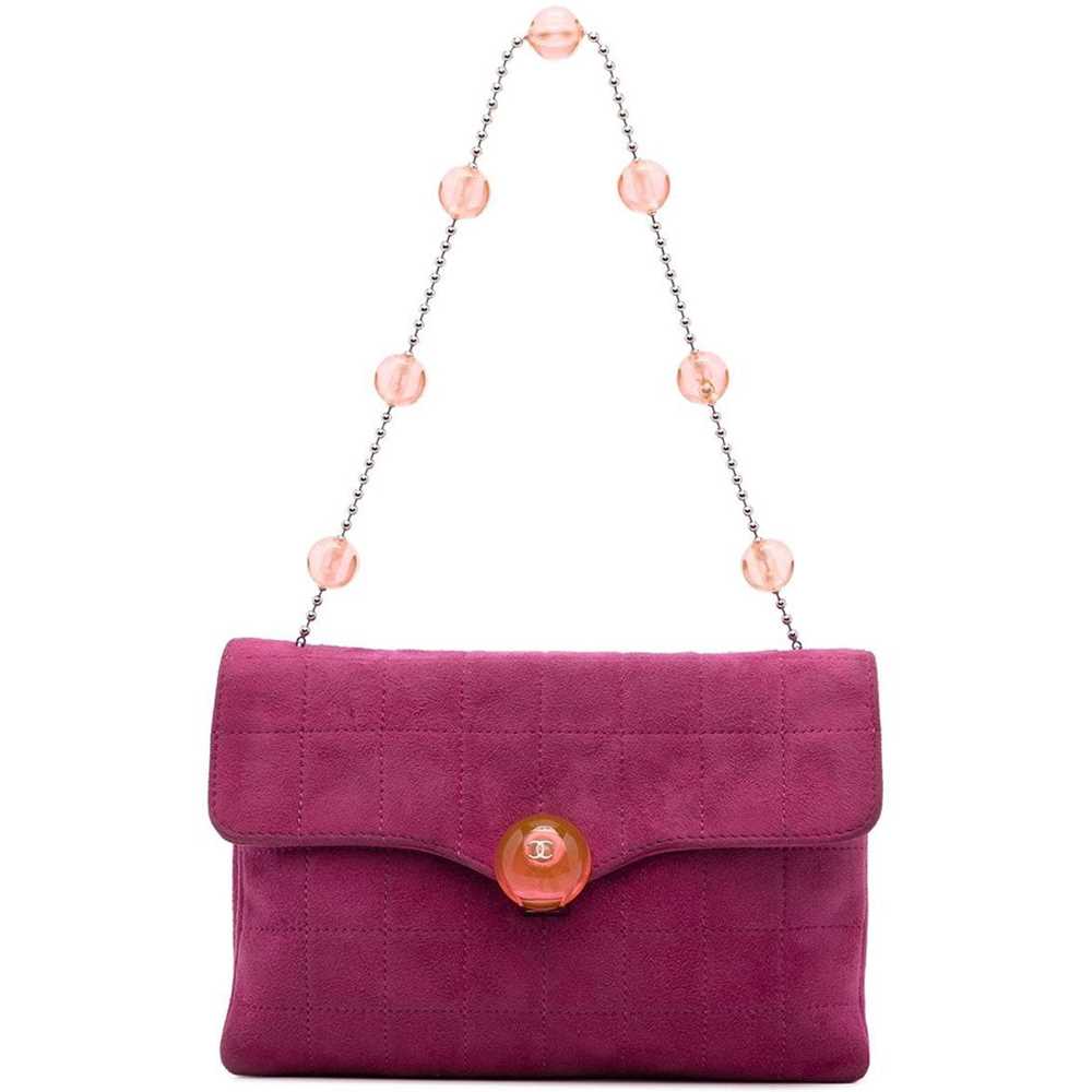 Chanel Fuchsia Chocolate Bar Flap Bag