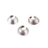 THREE SILVER EARCUFFS BY NANNA DITZEL FOR GEORG JENSEN