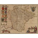 Johannes Blaeu/Devonia vulgo Devon-Shire/Amsterdam,