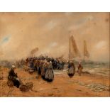 Frederick Stuart Richardson (1855-1934)/Gathering the Catch/signed lower left/watercolour,