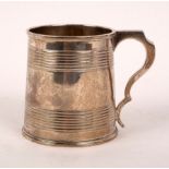 A Victorian silver Christening mug, Edward Ker Reid, London 1862,