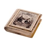 A Victorian novelty silver vesta case, Louis Dee, London 1883,