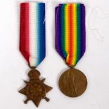 A WWI pair to Private M. Higgins, 1st Bn, Gloucestershire Regiment, 1914 Star (2451 Pte M. Higgins.