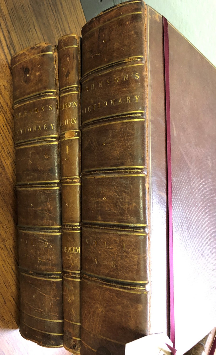 Johnson, Dr. Samuel. A Dictionary of the English Language, Eighth Edition, 1799. - Bild 3 aus 3