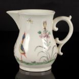 A Worcester sparrow beak cream jug, circa 1753,