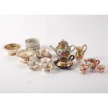 A quantity of miniature decorative china