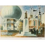 After Eric Ravilious (1903-1942)/Greenwich Observatory, 1937/limited edition 175/500/colour print,