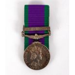 General Service 1962-2007, 1 clasp, Northern Ireland (24776219 Pte D A Smith Glosters),