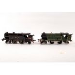 A Hornby Castle Class 0-gauge clockwork 442 locomotive and another (no tenders)