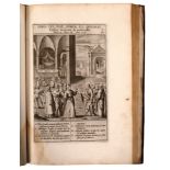 Natalis, Hieronymus. Evangelicae Historie Imagines, Antwerp 1593. Folio, old black morocco gilt, a.