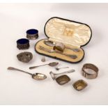 An Edwardian silver Christening set, Francis Higgins, London 1904/1906, comprising a trefid spoon,