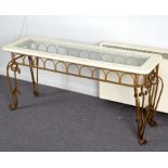 An Italian style modern console table,