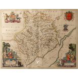 Johannes Blaeu/Monumethensis Comitatus Vernacule Monmouth Shire/Amsterdam,
