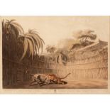 Samuel Howitt (1765-1822) after Thomas Williamson (1790-1815)/Exhibition of a Battle Between a