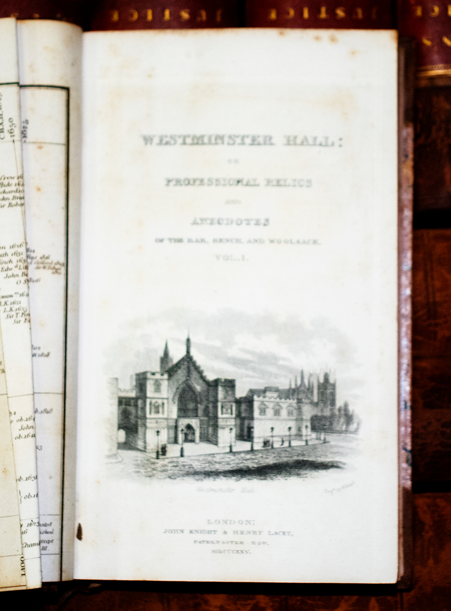 Westminster Hall, 3 vols., 1825. 12mo.