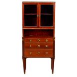 A 19th Century Italian mahogany cabinet,