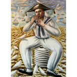 PJ Crook (Contemporary)/Sailor's Hornpipe/signed, inscribed and dated 1990 to reverse/watercolour,