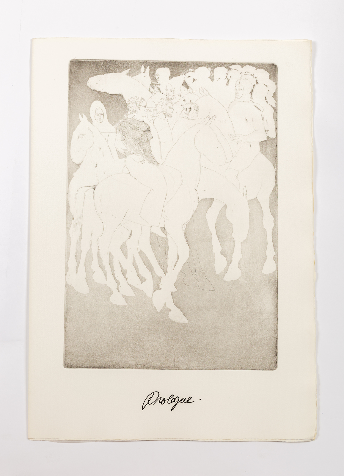 Elisabeth Frink RA (1930-1993)/Canterbury Tales II (Wiseman 58-76)/set of 19 etchings with aquatint, - Image 4 of 7